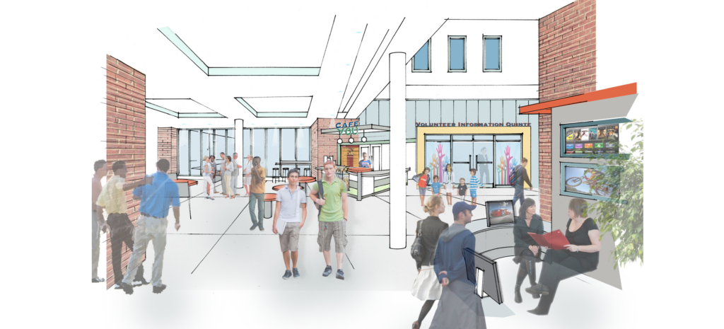 New YMCA Centre for Life Interior Rendering